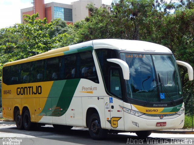 Empresa Gontijo de Transportes 18640 na cidade de São Paulo, São Paulo, Brasil, por Abner Vinicius  Pereira. Número da foto: #3042312.