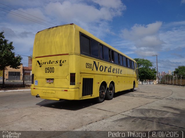 Viação Nordeste 0500 na cidade de Natal, Rio Grande do Norte, Brasil, por Pedro Thiago Costa. ID da foto: 3042566.