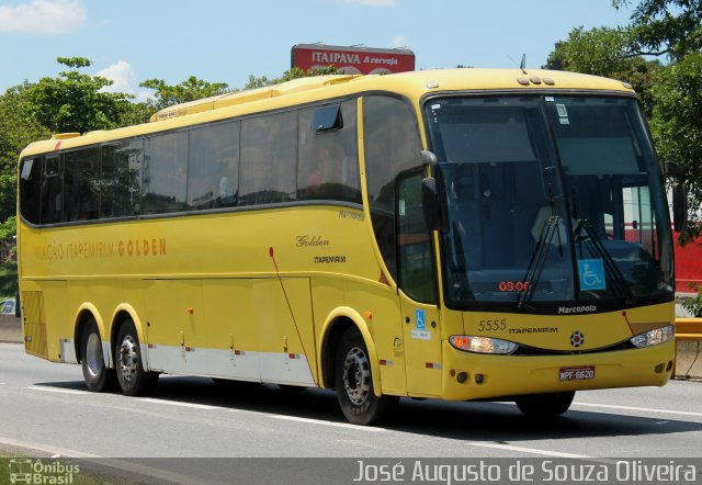 Viação Itapemirim 5555 na cidade de Barra Mansa, Rio de Janeiro, Brasil, por José Augusto de Souza Oliveira. ID da foto: 3041189.