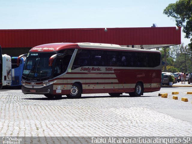 Santa Maria Fretamento e Turismo > Transportes Santa Maria(SP) 500 na cidade de Guaratinguetá, São Paulo, Brasil, por Fabio Alcantara. Número da foto: #3042846.
