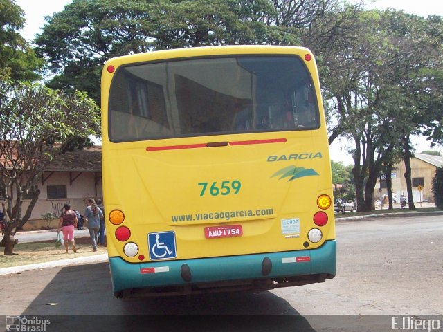 Viação Garcia 7659 na cidade de Mandaguari, Paraná, Brasil, por Diego Lopes. ID da foto: 3041050.