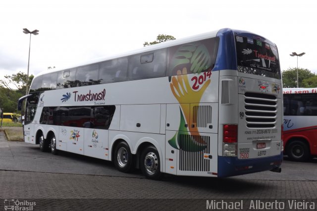 Transbrasil Turismo 7500 na cidade de São Paulo, São Paulo, Brasil, por Michael  Alberto Vieira. Número da foto: #3042264.