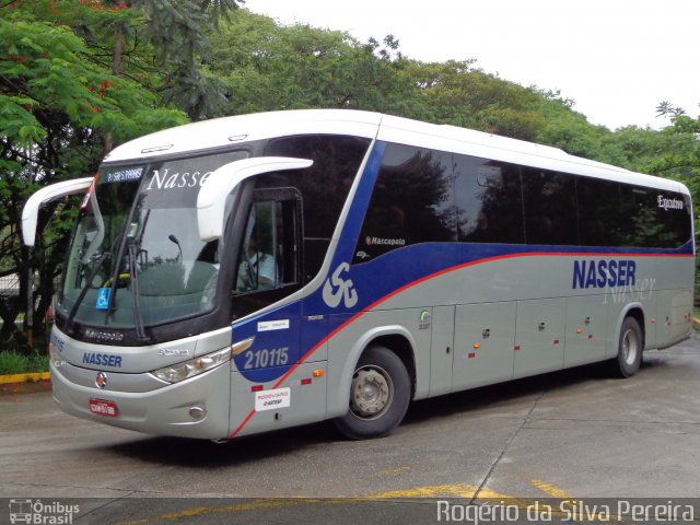 Viação Nasser 210115 na cidade de São Paulo, São Paulo, Brasil, por Rogério da Silva Pereira. Número da foto: #3040997.