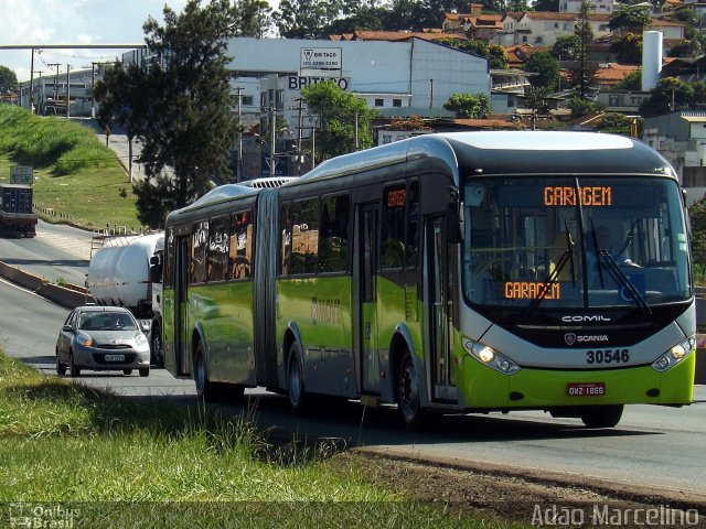 Bettania Ônibus 30546 na cidade de Belo Horizonte, Minas Gerais, Brasil, por Adão Raimundo Marcelino. ID da foto: 3043045.