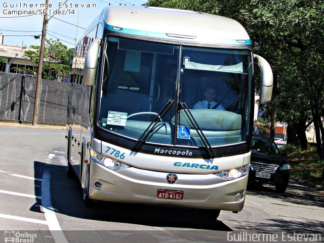 Viação Garcia 7786 na cidade de Campinas, São Paulo, Brasil, por Guilherme Estevan. Número da foto: #3042956.