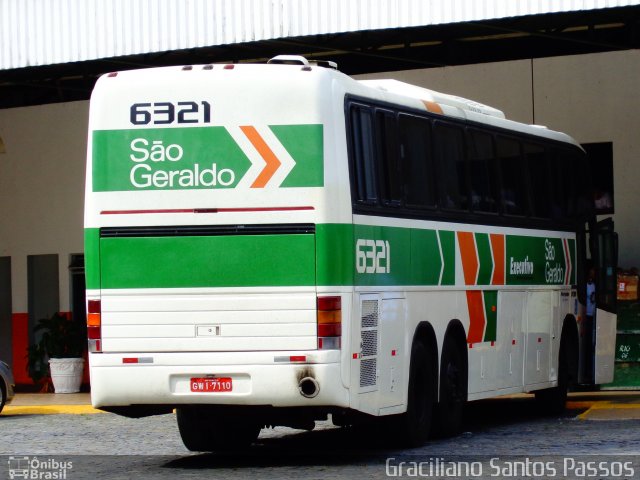 Cia. São Geraldo de Viação 6321 na cidade de Manhuaçu, Minas Gerais, Brasil, por Graciliano Santos Passos. ID da foto: 3044175.