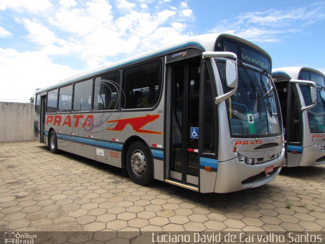 Expresso de Prata 0331 na cidade de Agudos, São Paulo, Brasil, por Luciano David de Carvalho Santos. Número da foto: #3045725.