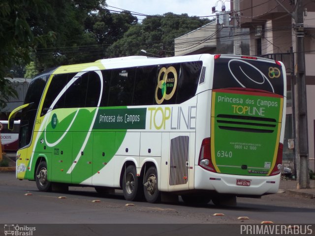 Expresso Princesa dos Campos 6340 na cidade de Francisco Beltrão, Paraná, Brasil, por Alexandre Rodrigo. Número da foto: #3043721.