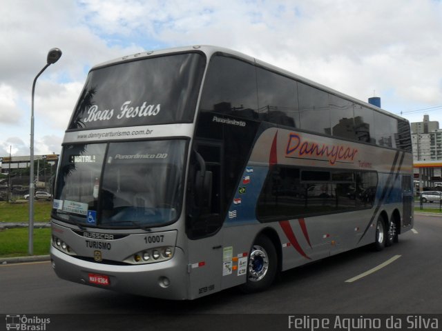 Dannycar Turismo 10007 na cidade de Curitiba, Paraná, Brasil, por Felipe Aquino da Silva. ID da foto: 3044166.