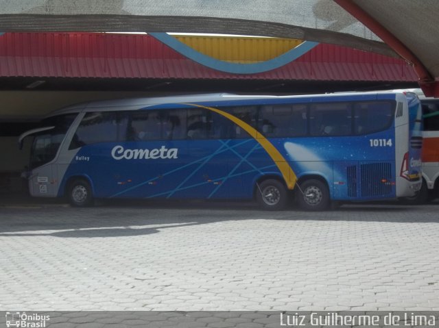 Viação Cometa 10114 na cidade de Guaratinguetá, São Paulo, Brasil, por Luiz Guilherme de Lima. ID da foto: 3045297.