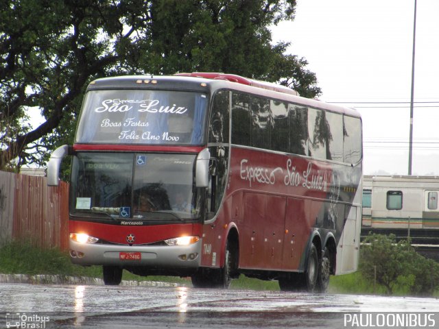 Expresso São Luiz 7040 na cidade de Brasília, Distrito Federal, Brasil, por Paulo Camillo Mendes Maria. ID da foto: 3045872.