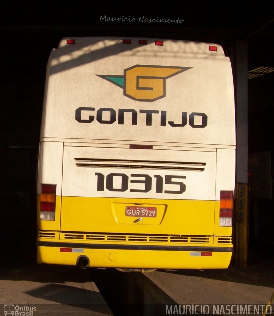 Empresa Gontijo de Transportes 10315 na cidade de Contagem, Minas Gerais, Brasil, por Maurício Nascimento. ID da foto: 3046466.