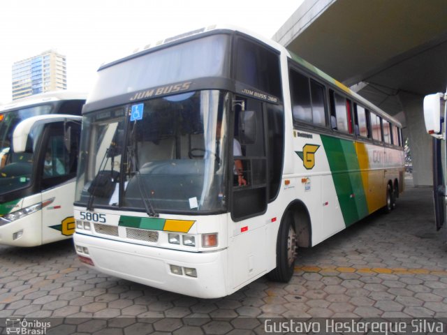 Empresa Gontijo de Transportes 5805 na cidade de Belo Horizonte, Minas Gerais, Brasil, por Gustavo Hestereque Silva. ID da foto: 3043866.