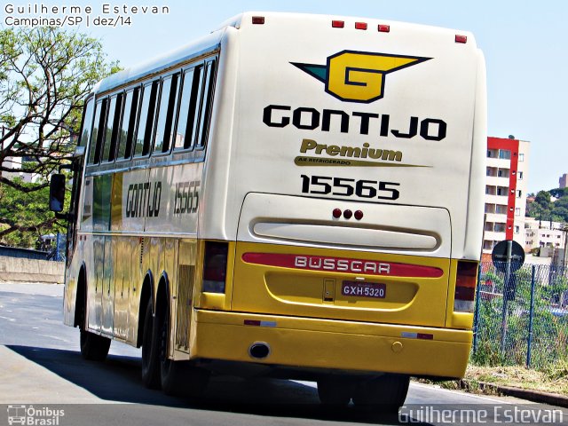 Empresa Gontijo de Transportes 15565 na cidade de Campinas, São Paulo, Brasil, por Guilherme Estevan. ID da foto: 3046227.