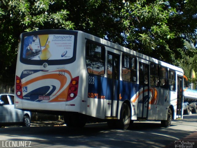 SBC Trans 883 na cidade de São Bernardo do Campo, São Paulo, Brasil, por Luis Nunez. ID da foto: 3045886.