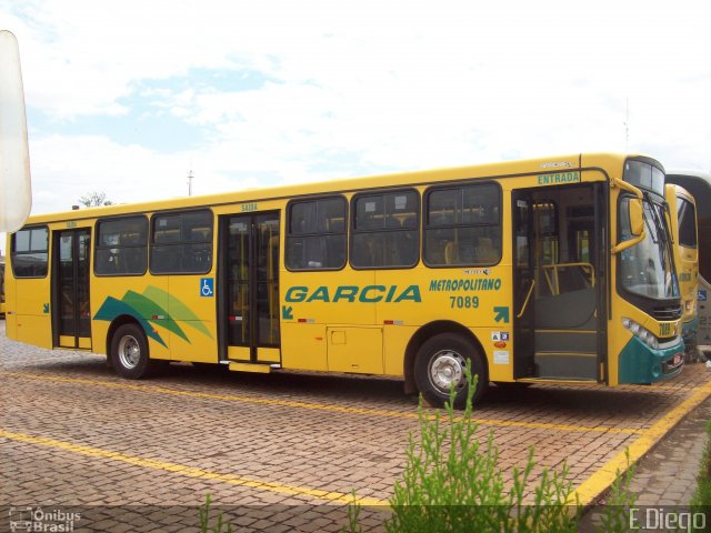 Viação Garcia 7089 na cidade de Londrina, Paraná, Brasil, por Diego Lopes. Número da foto: #3043722.