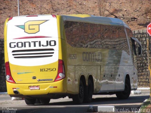 Empresa Gontijo de Transportes 18250 na cidade de Natal, Rio Grande do Norte, Brasil, por Nícolas Vitorino Lopes. Número da foto: #3043746.
