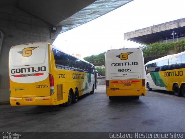 Empresa Gontijo de Transportes 5805 na cidade de Belo Horizonte, Minas Gerais, Brasil, por Gustavo Hestereque Silva. ID da foto: 3043879.