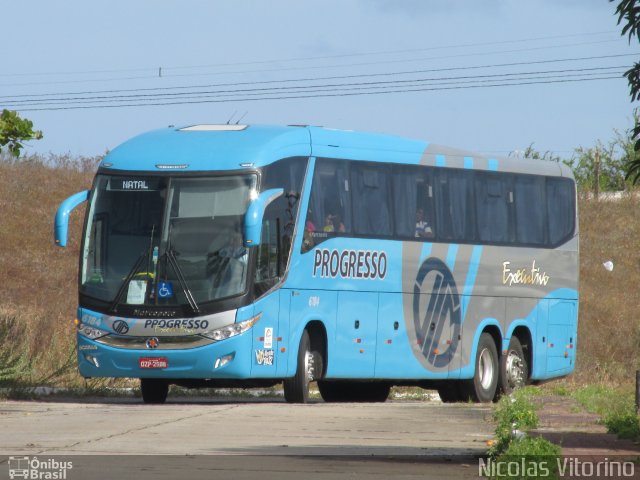 Auto Viação Progresso 6184 na cidade de Natal, Rio Grande do Norte, Brasil, por Nícolas Vitorino Lopes. Número da foto: #3043752.