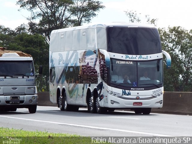 Pedra Azul Turismo 26000 na cidade de Lorena, São Paulo, Brasil, por Fabio Alcantara. Número da foto: #3046485.