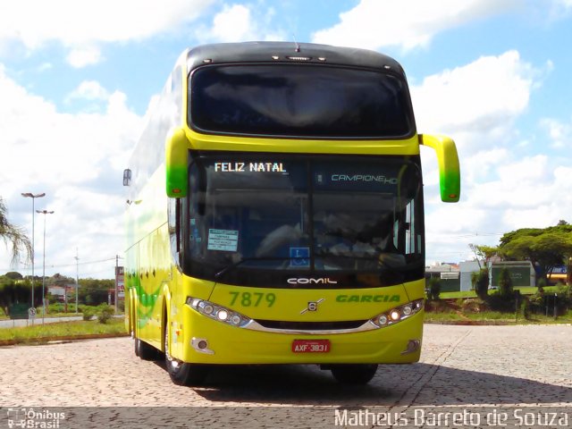Viação Garcia 7879 na cidade de Americana, São Paulo, Brasil, por Matheus Barreto de Souza. Número da foto: #3044200.
