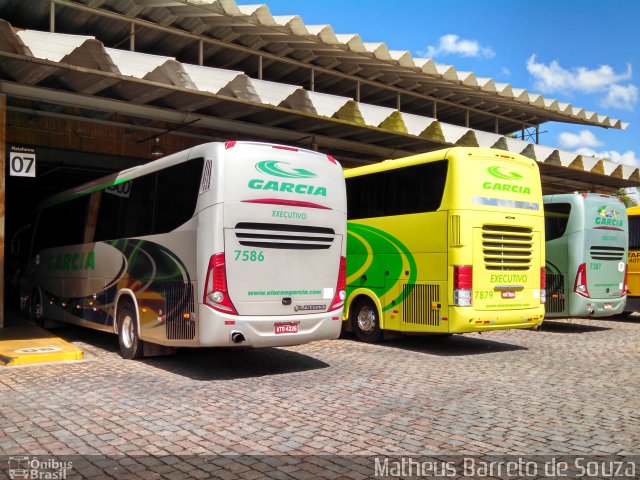 Viação Garcia 7586 na cidade de Americana, São Paulo, Brasil, por Matheus Barreto de Souza. Número da foto: #3044192.