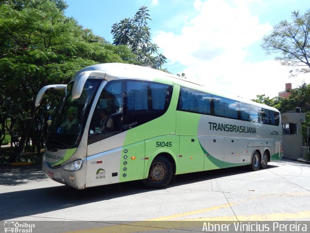 Transbrasiliana Transportes e Turismo 51045 na cidade de São Paulo, São Paulo, Brasil, por Abner Vinicius  Pereira. Número da foto: #3044333.