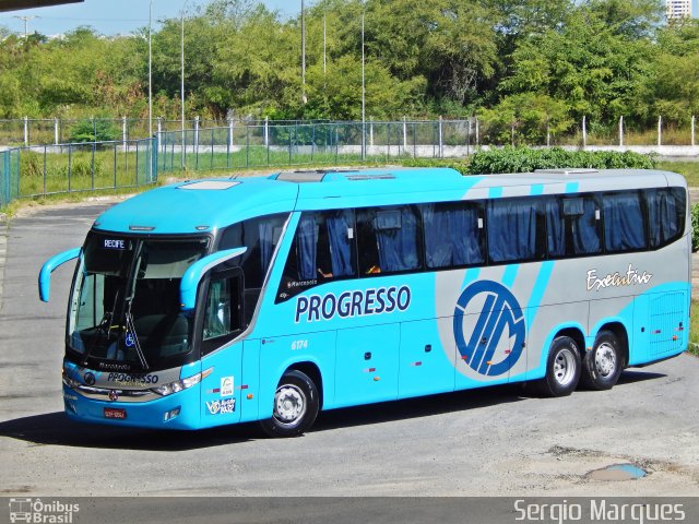 Auto Viação Progresso 6174 na cidade de Aracaju, Sergipe, Brasil, por Sergio Marques . Número da foto: #3675709.