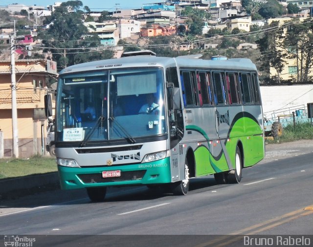 Turin Transportes 740 na cidade de Belo Horizonte, Minas Gerais, Brasil, por Bruno Rabelo. Número da foto: #3676453.