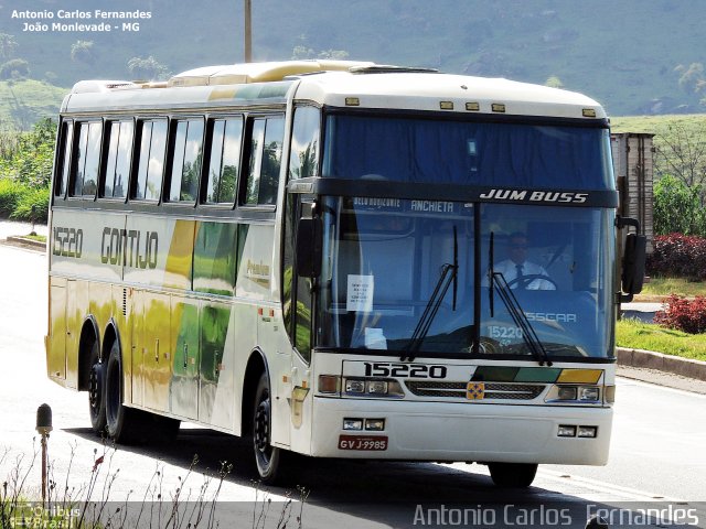 Empresa Gontijo de Transportes 15220 na cidade de João Monlevade, Minas Gerais, Brasil, por Antonio Carlos Fernandes. Número da foto: #3675174.