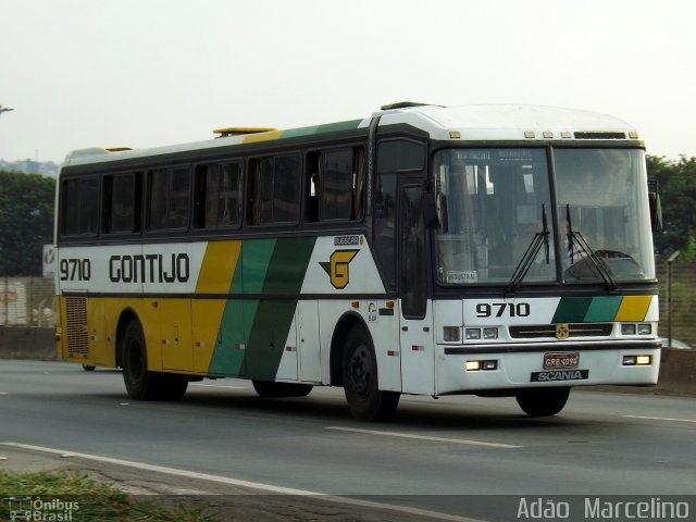 Empresa Gontijo de Transportes 9710 na cidade de Belo Horizonte, Minas Gerais, Brasil, por Adão Raimundo Marcelino. ID da foto: 3676303.