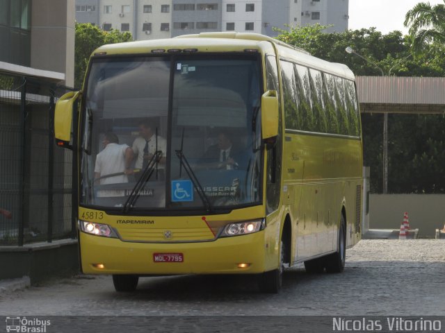 Viação Itapemirim 45813 na cidade de Fortaleza, Ceará, Brasil, por Nícolas Vitorino Lopes. Número da foto: #3675034.