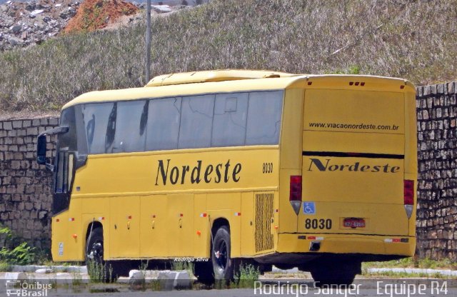 Viação Nordeste 8030 na cidade de Natal, Rio Grande do Norte, Brasil, por Rodrigo S. G Busólogo do Brasil. Número da foto: #3675564.