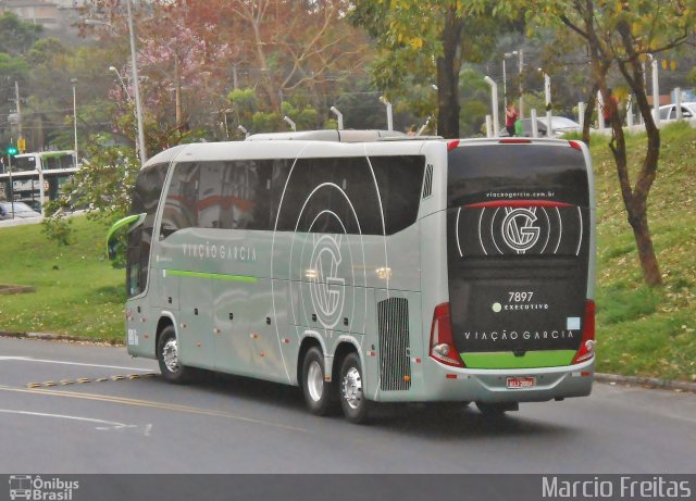 Viação Garcia 7897 na cidade de Ribeirão Preto, São Paulo, Brasil, por Marcio Freitas. Número da foto: #3676212.