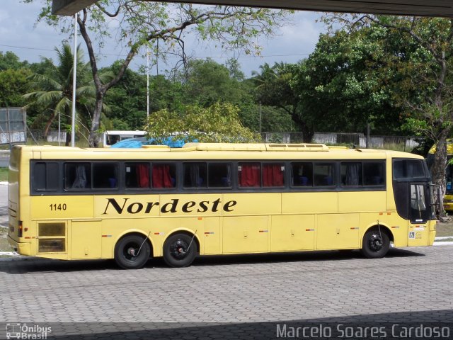 Viação Nordeste 1140 na cidade de João Pessoa, Paraíba, Brasil, por Marcelo Soares Cardoso. ID da foto: 3676084.