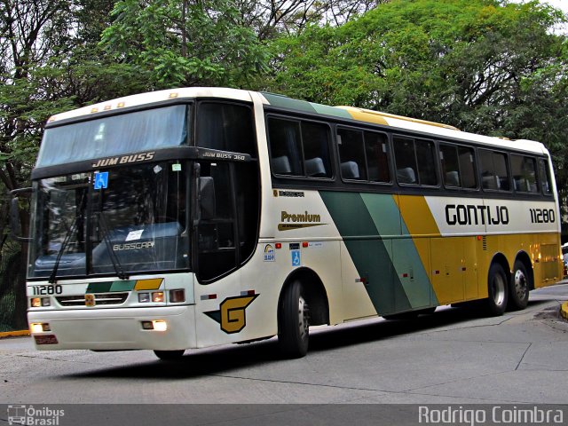 Empresa Gontijo de Transportes 11280 na cidade de São Paulo, São Paulo, Brasil, por Rodrigo Coimbra. ID da foto: 3676621.