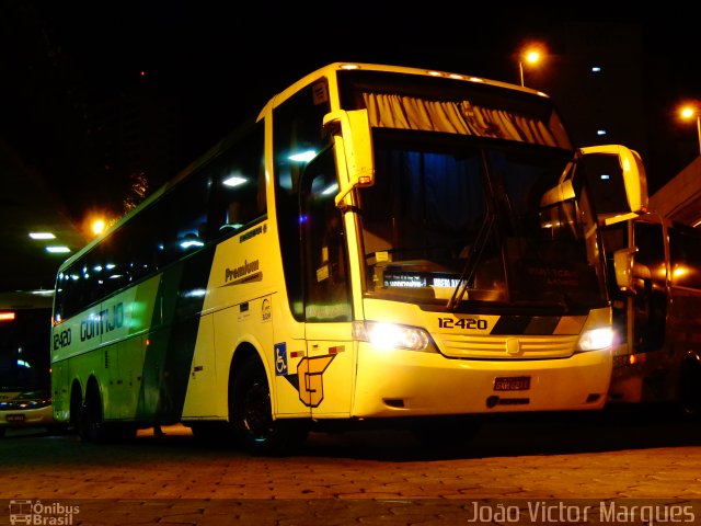 Empresa Gontijo de Transportes 12420 na cidade de Belo Horizonte, Minas Gerais, Brasil, por João Victor Marques. ID da foto: 3694557.