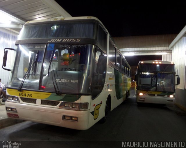 Empresa Gontijo de Transportes 15475 na cidade de Belo Horizonte, Minas Gerais, Brasil, por Maurício Nascimento. ID da foto: 3693649.