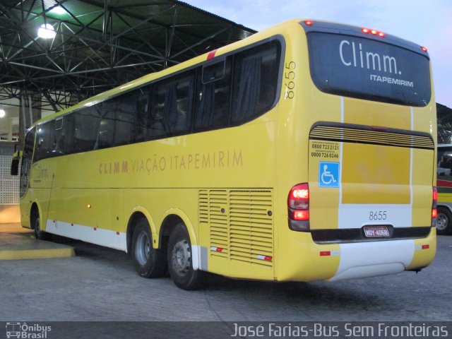 Viação Itapemirim 8655 na cidade de Sobral, Ceará, Brasil, por Junior Almeida. ID da foto: 3694940.