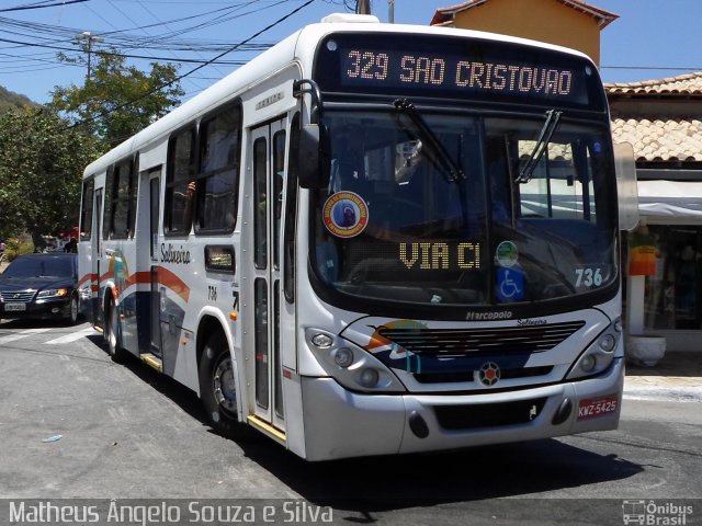 Auto Viação Salineira 736 na cidade de Armação dos Búzios, Rio de Janeiro, Brasil, por Matheus Ângelo Souza e Silva. Número da foto: #3696005.