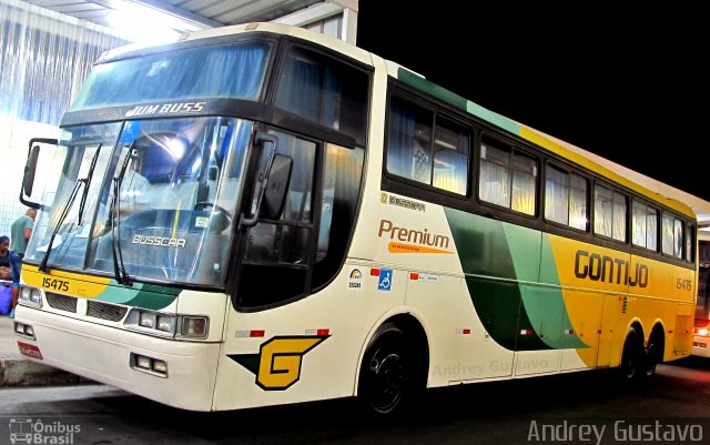 Empresa Gontijo de Transportes 15475 na cidade de Belo Horizonte, Minas Gerais, Brasil, por Andrey Gustavo. ID da foto: 3697191.