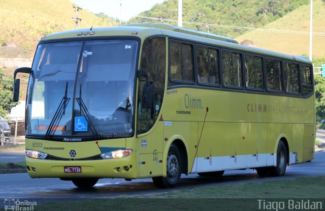 Viação Itapemirim 8205 na cidade de Viana, Espírito Santo, Brasil, por Tiago Baldan. ID da foto: 3696630.