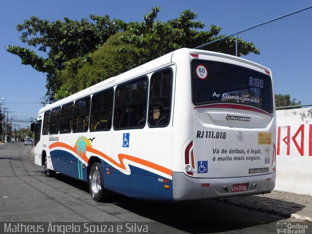 Auto Viação Salineira RJ 111.018 na cidade de Cabo Frio, Rio de Janeiro, Brasil, por Matheus Ângelo Souza e Silva. Número da foto: #3696019.