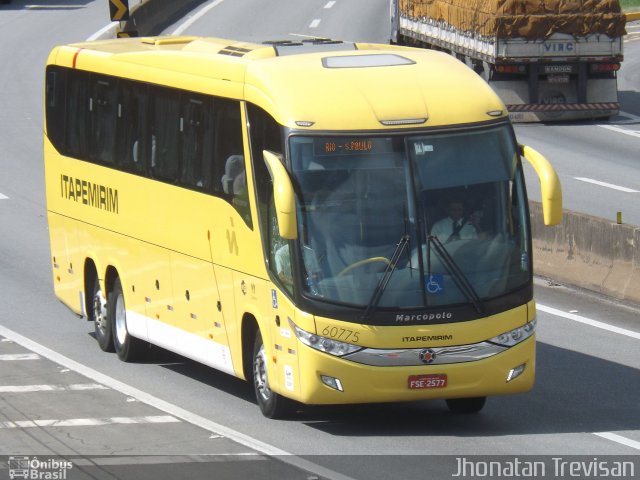 Viação Itapemirim 60775 na cidade de Lavrinhas, São Paulo, Brasil, por Jhonatan Diego da Silva Trevisan. ID da foto: 3697562.