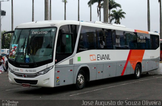 Evanil Transportes e Turismo RJ 132.051 na cidade de Aparecida, São Paulo, Brasil, por José Augusto de Souza Oliveira. ID da foto: 3696264.