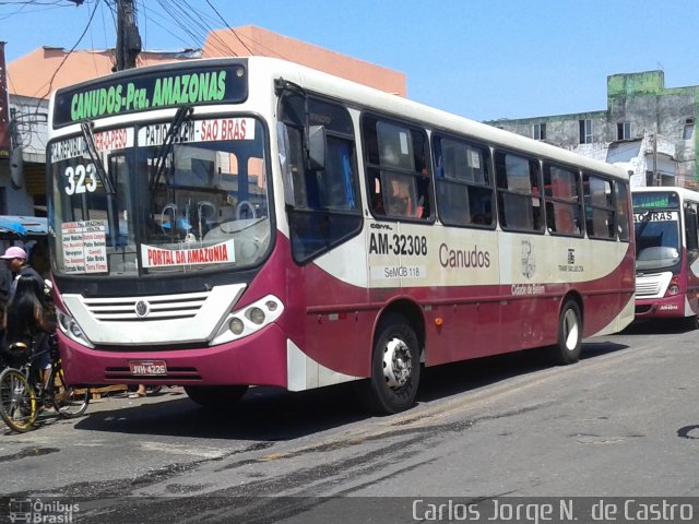 Transportes São Luiz AM-32308 na cidade de Belém, Pará, Brasil, por Carlos Jorge N.  de Castro. Número da foto: #3697142.