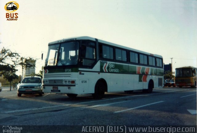 Cia. São Geraldo de Viação 9735 na cidade de Aracaju, Sergipe, Brasil, por Julio Cesar  Barbosa Martins. ID da foto: 3696749.