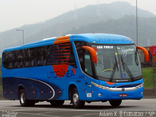 Litorânea Transportes Coletivos 5354 na cidade de Cubatão, São Paulo, Brasil, por Adam Xavier Rodrigues Lima. Número da foto: #3697461.