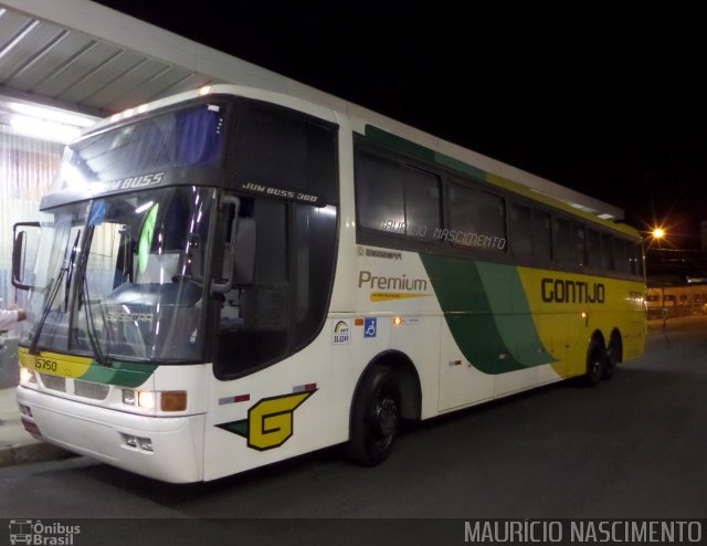 Empresa Gontijo de Transportes 15750 na cidade de Belo Horizonte, Minas Gerais, Brasil, por Maurício Nascimento. Número da foto: #3700346.