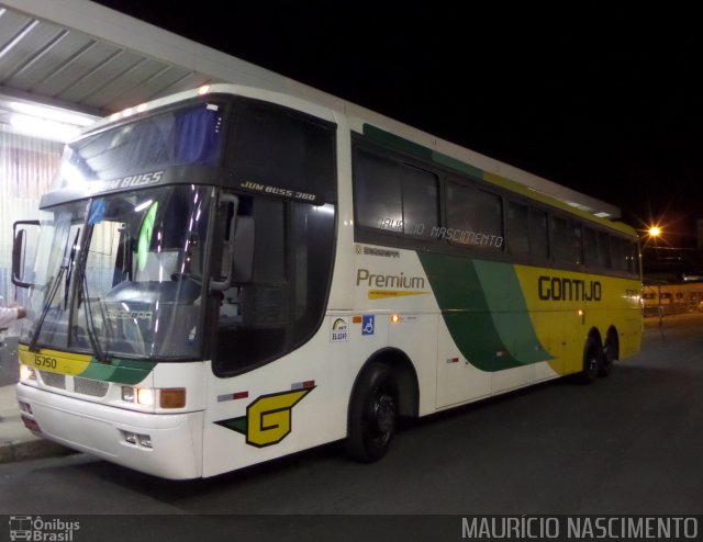 Empresa Gontijo de Transportes 15750 na cidade de Belo Horizonte, Minas Gerais, Brasil, por Maurício Nascimento. ID da foto: 3700346.